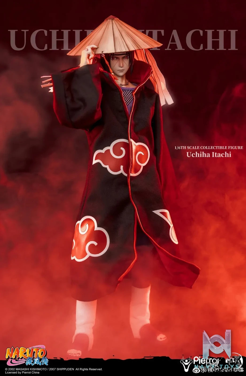 ROCKETTOYS Studio – Naruto Shippuden Uchiha Itachi 1/6 Scale Action Figure ROC-003 (Licensed)