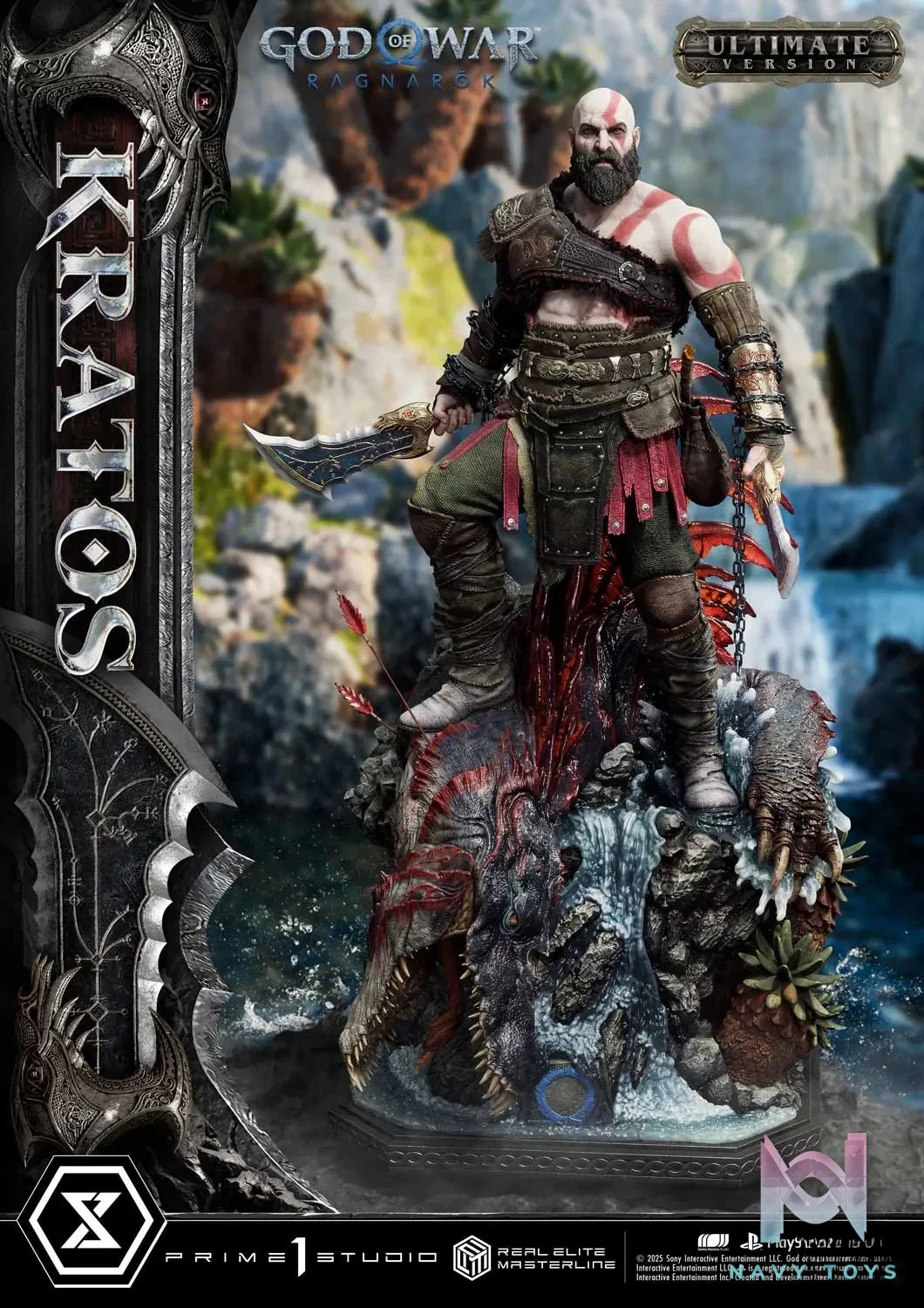 Prime 1 Studio – Real Elite Masterline God of War: Ragnarok Kratos Ultimate Version REMGOW-01 REMGOW-01UT REMGOW-01UTS (Licensed)