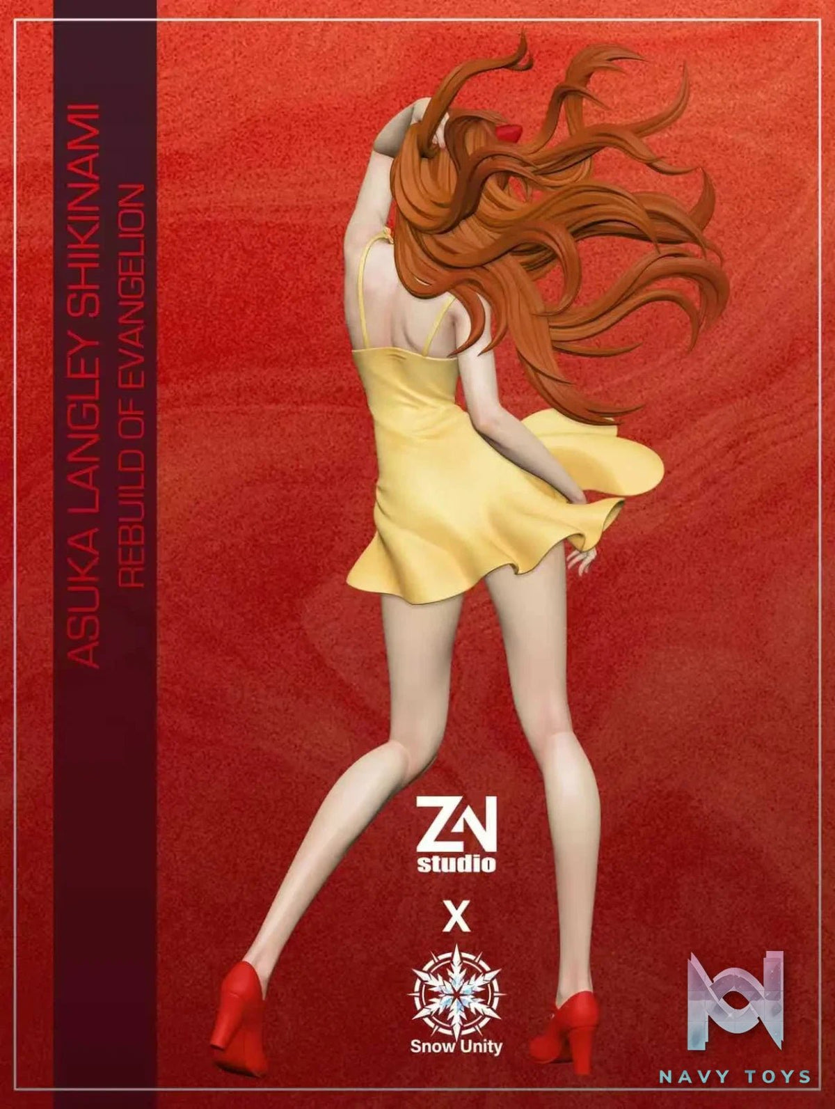 Soryu Asuka Langley Neon Genesis - Evangelion - Snow Unity Studio X ZN Studio resin statue Navy Toys anime figure