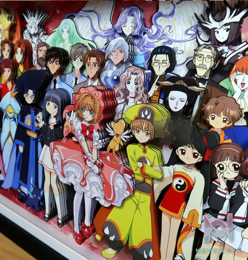 KALA HOME Studio – Cardcaptor Sakura Multiple Characters #03 3D Decorative Painting Cardcaptor Sakura