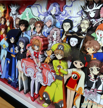 KALA HOME Studio – Cardcaptor Sakura Multiple Characters #03 3D Decorative Painting Cardcaptor Sakura