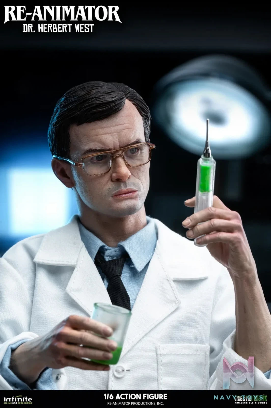 Infinite Statue – RE-ANIMATOR DOCTOR HERBERT WEST 1/6 ACTION FIGURE (Licensed)