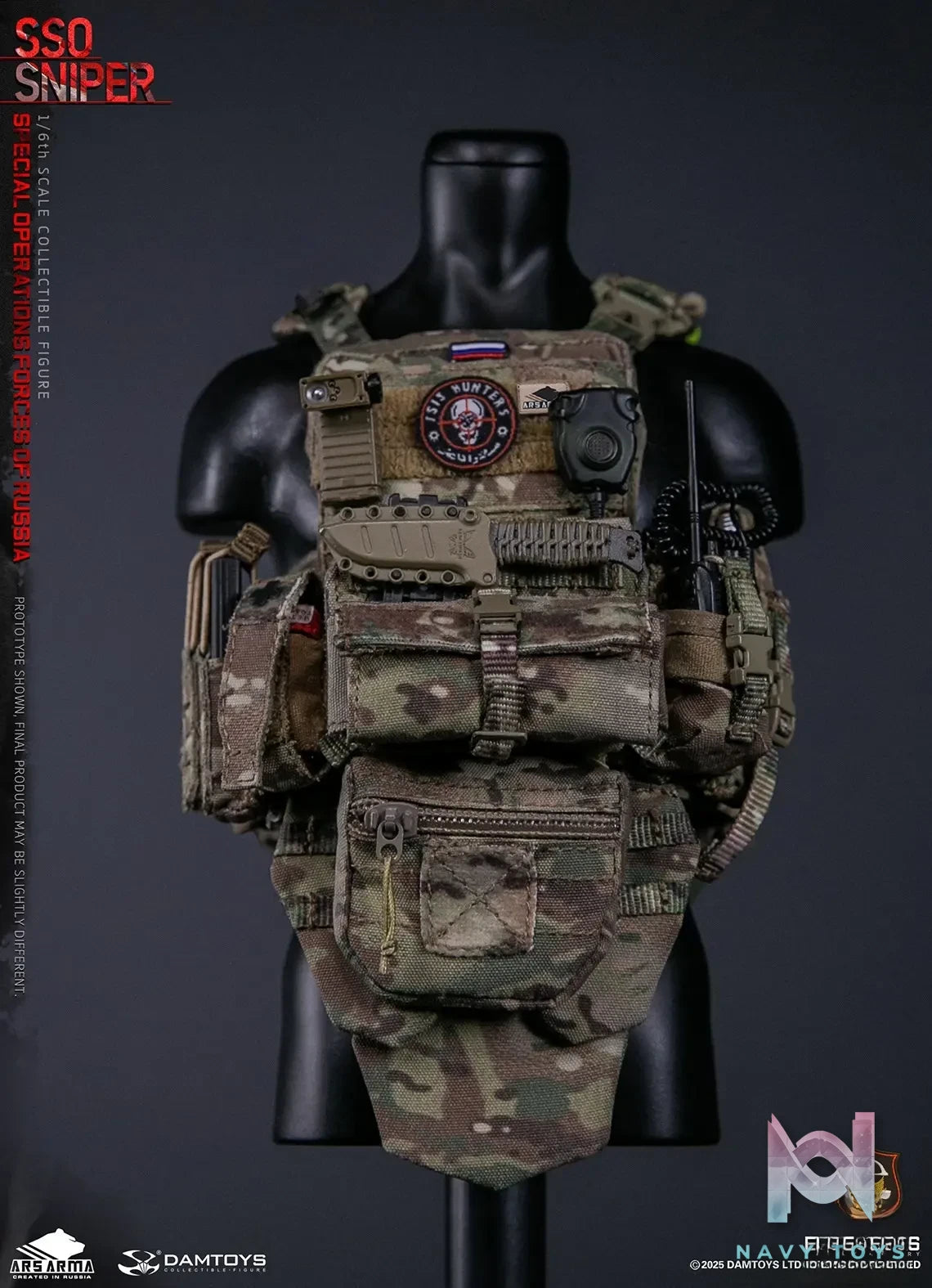 DAMTOYS – 1/6 Scale Russian Federation SSO Special Forces Sniper Item No. 78108 (Licensed)