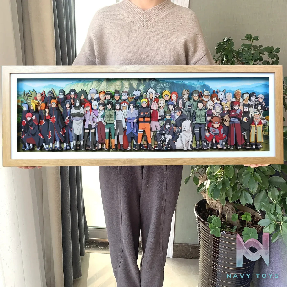 KALA HOME Studio – Naruto Multiple Characters #09 3D Decorative Painting Naruto