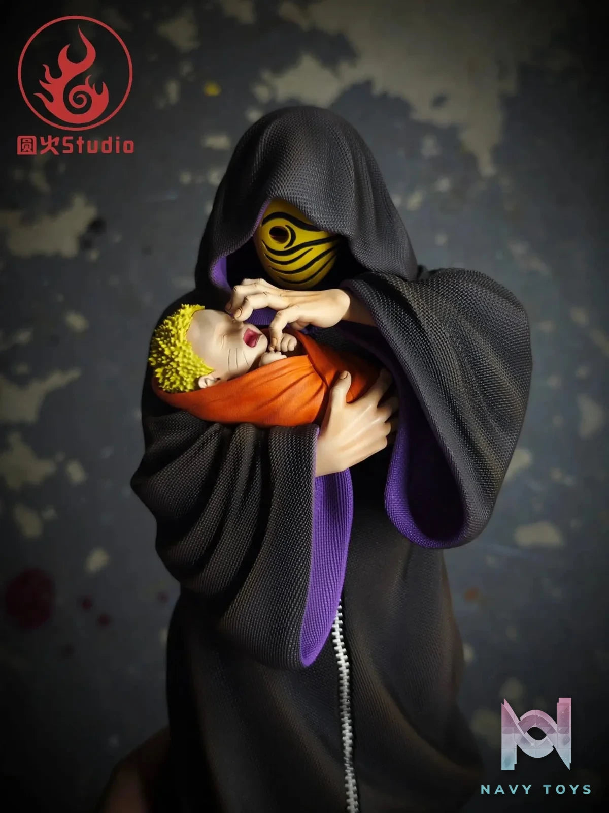 Uchiha Obito resin statue Yuan Huo Studio anime figure