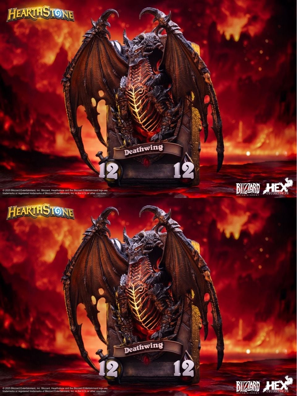 Deathwing Art - Heartstone - Blizzard Entertainment & HEX Collectibles resin statue Blizzard Hearthstone anime figure