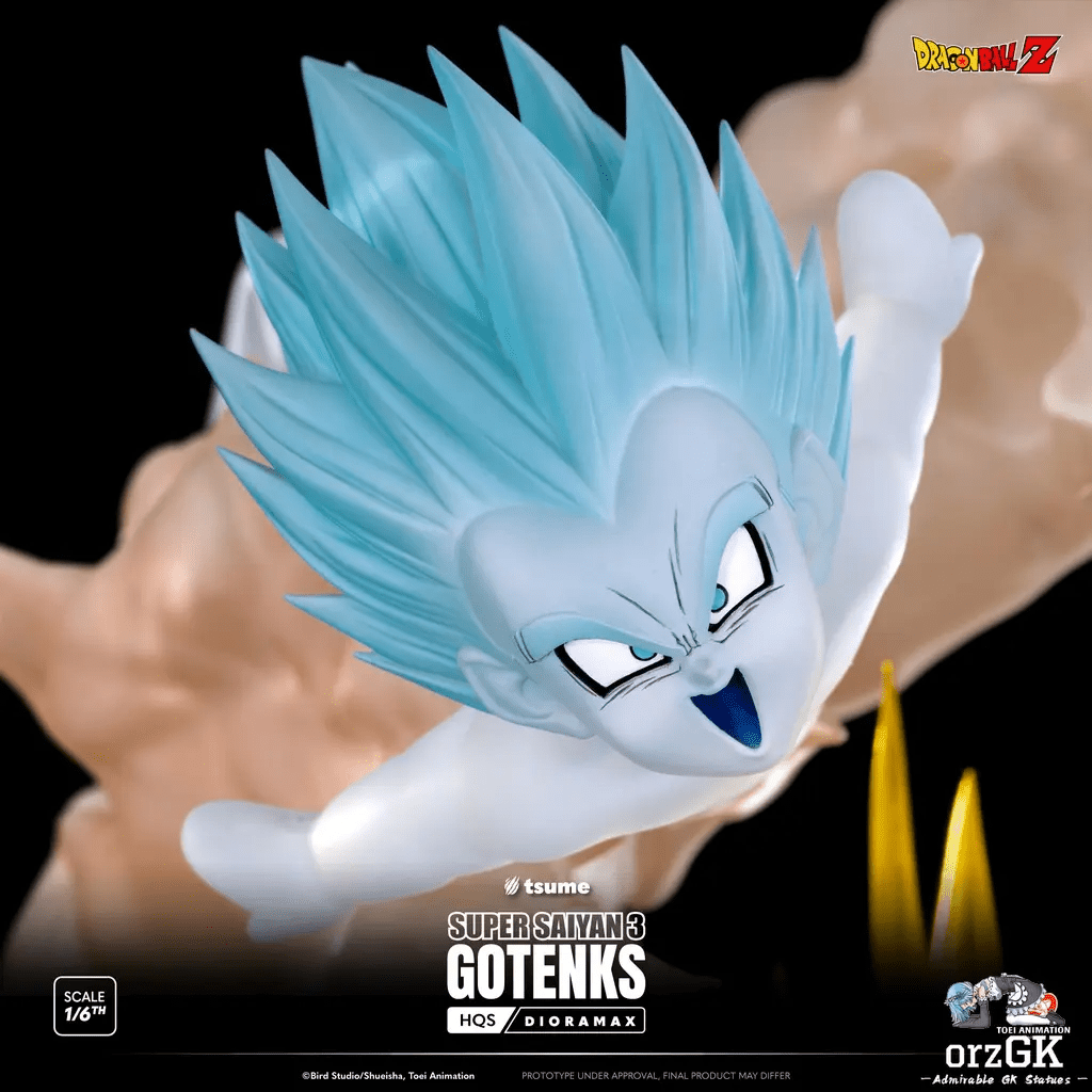 TSUME Studio - Dragon Ball SUPER SAIYAN 3 GOTENKS (Licensed) resin statue Navy Toys anime figure