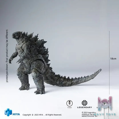 HIYA Studio – Exquisite Basic Series None Scale 7 Inch GODZILLA VS KONG Godzilla Action Figure (Updated Version) EBG0061