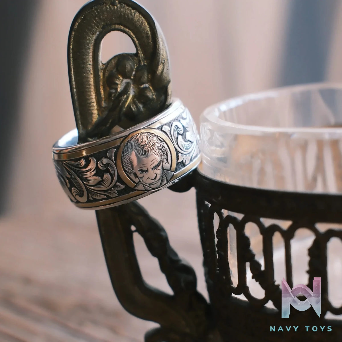 Raven Studio (silver jewelry) – Original “Judgment” Joker and Batman Ring Original