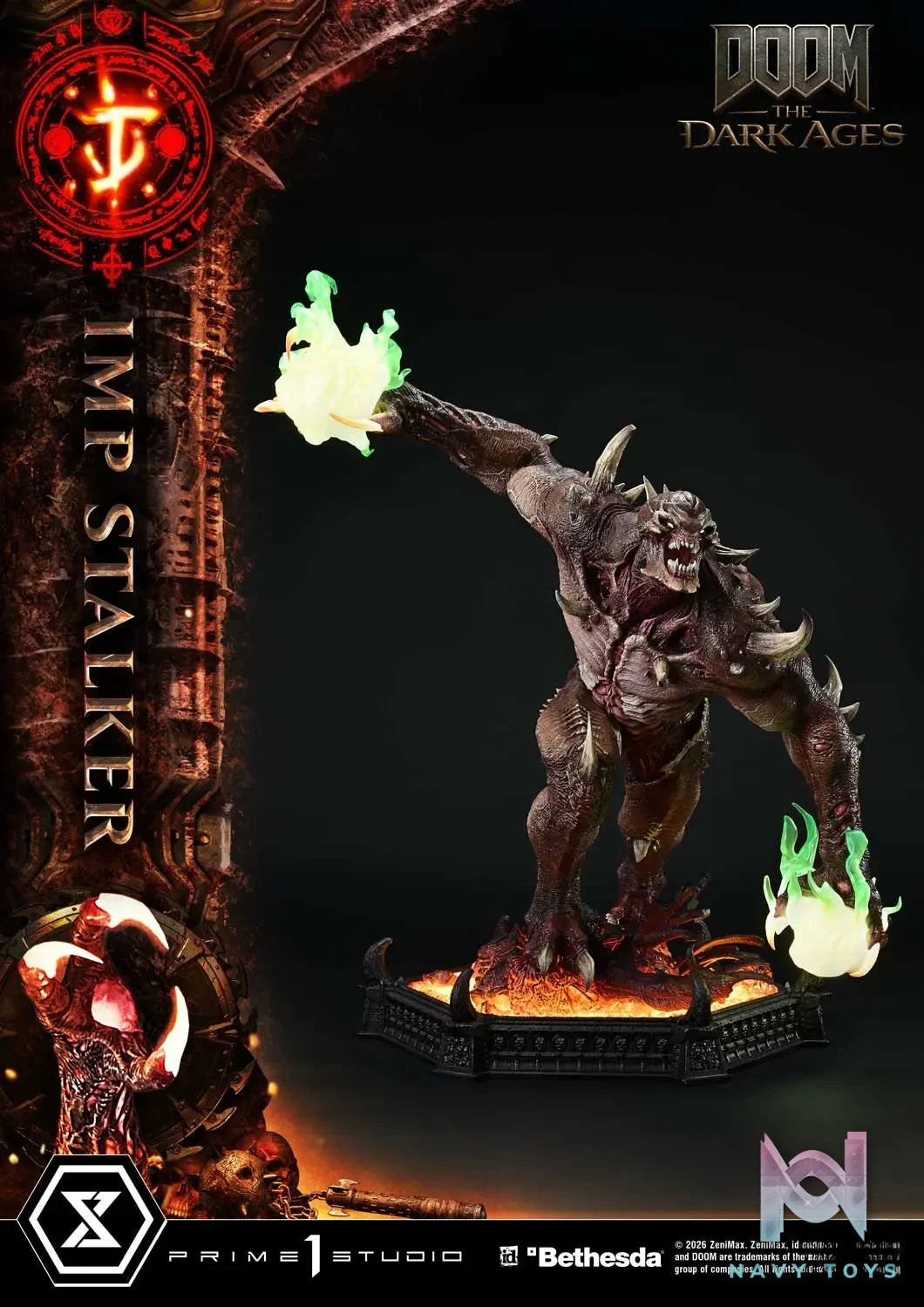 Prime 1 Studio – Ultimate Premium Masterline DOOM: The Dark Ages Imp Stalker UPMDOOM-02 UPMDOOM-02S (Licensed)