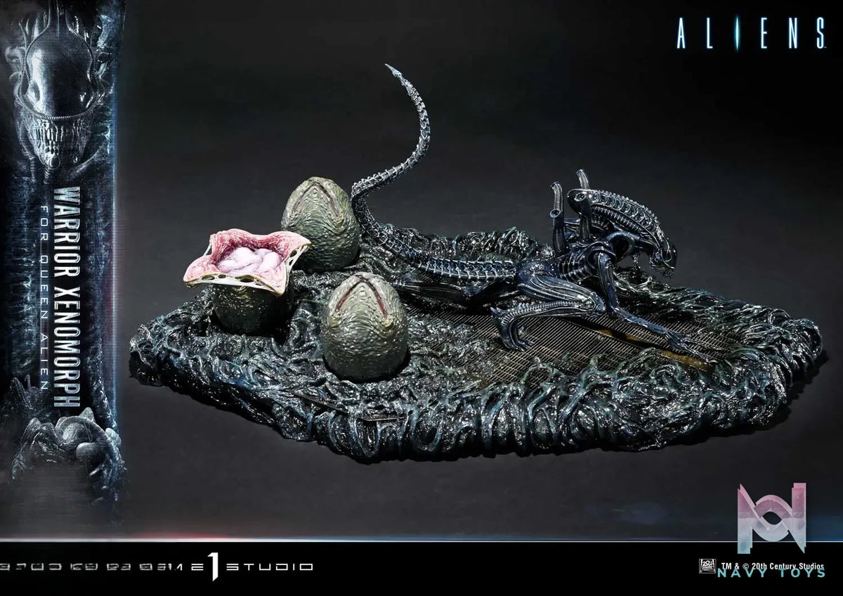 Prime 1 Studio – Ultimate Diorama Masterline Aliens (Film) Warrior Xenomorph for Queen Alien UDMAL-02 (Licensed)
