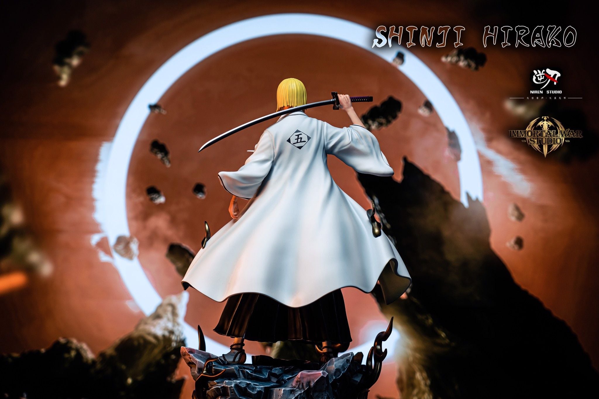 Shinji Hirako - Bleach - Niren Studio & IW Studio resin statue IW Studio x Nien Studio anime figure