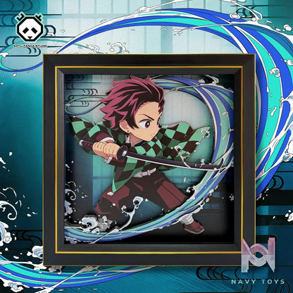 Aotupanda Studio – Tanjiro Kamado 3D Decorative Painting Demon Slayer