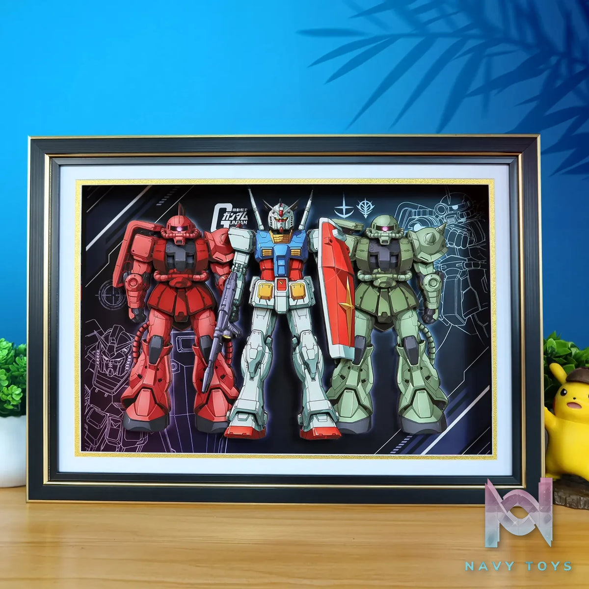 KALA HOME Studio – Gundam Multiple Characters #03 3D Decorative Painting Gundam
