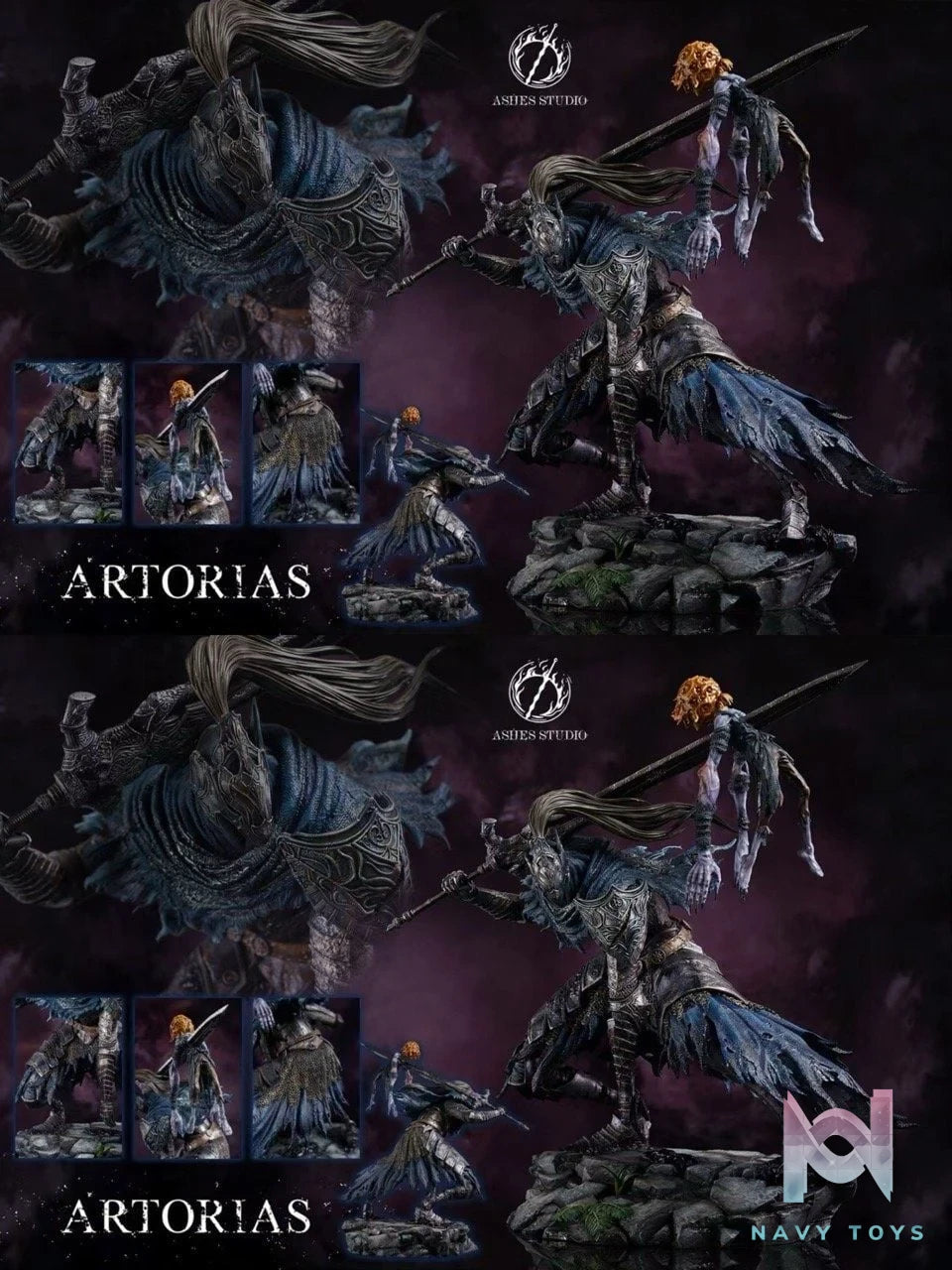 Abyss Walker Artorias - Dark Souls - Ashes Studio resin statue ashes studio anime figure