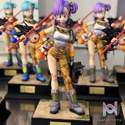 Goku vs Bulma Resin Recast Statue - Dragon Ball - KT studio resin statue Recast anime figure