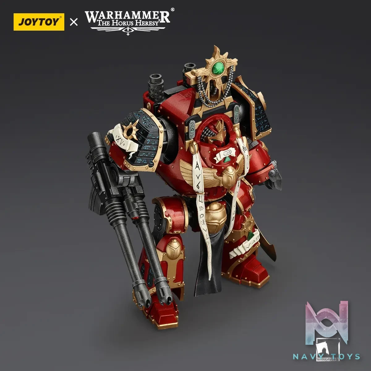 JOYTOY Studio – Warhammer ‘The Horus Heresy’ Thousand Sons Contemptor-Osiron Dreadnought With Gravis Force Blade And Gravis Autocannon JT8636 (Licensed)