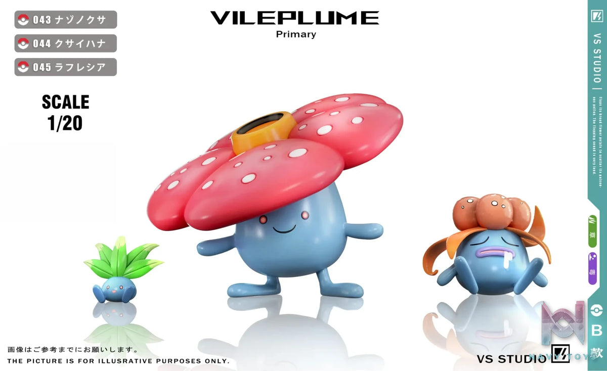 VS Studio – Vileplume Evolution Group X Bellossom Pokémon