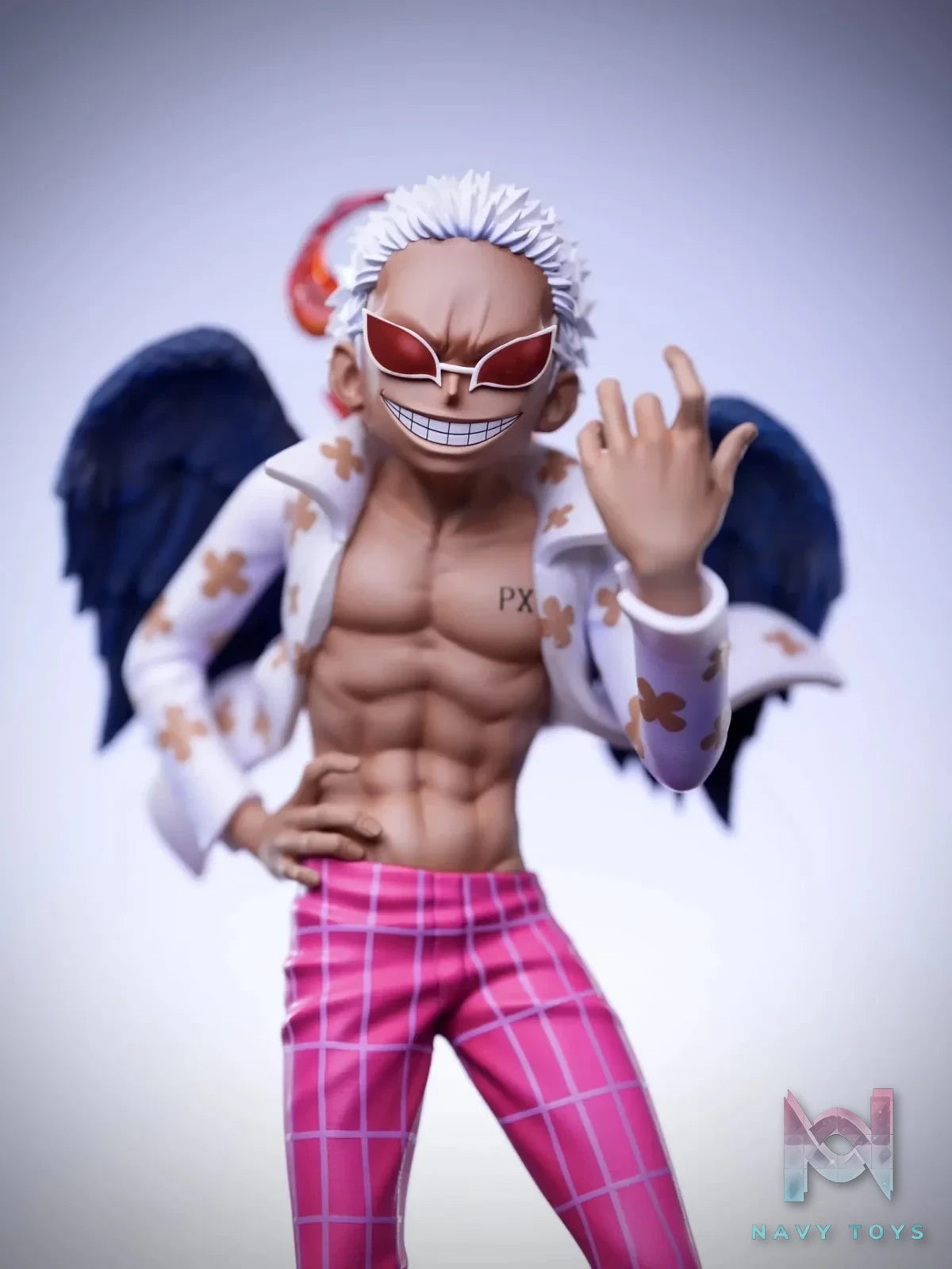 Super Guai Studio - One Piece Seraphim Donquixote Doflamingo resin statue Navy Toys anime figure