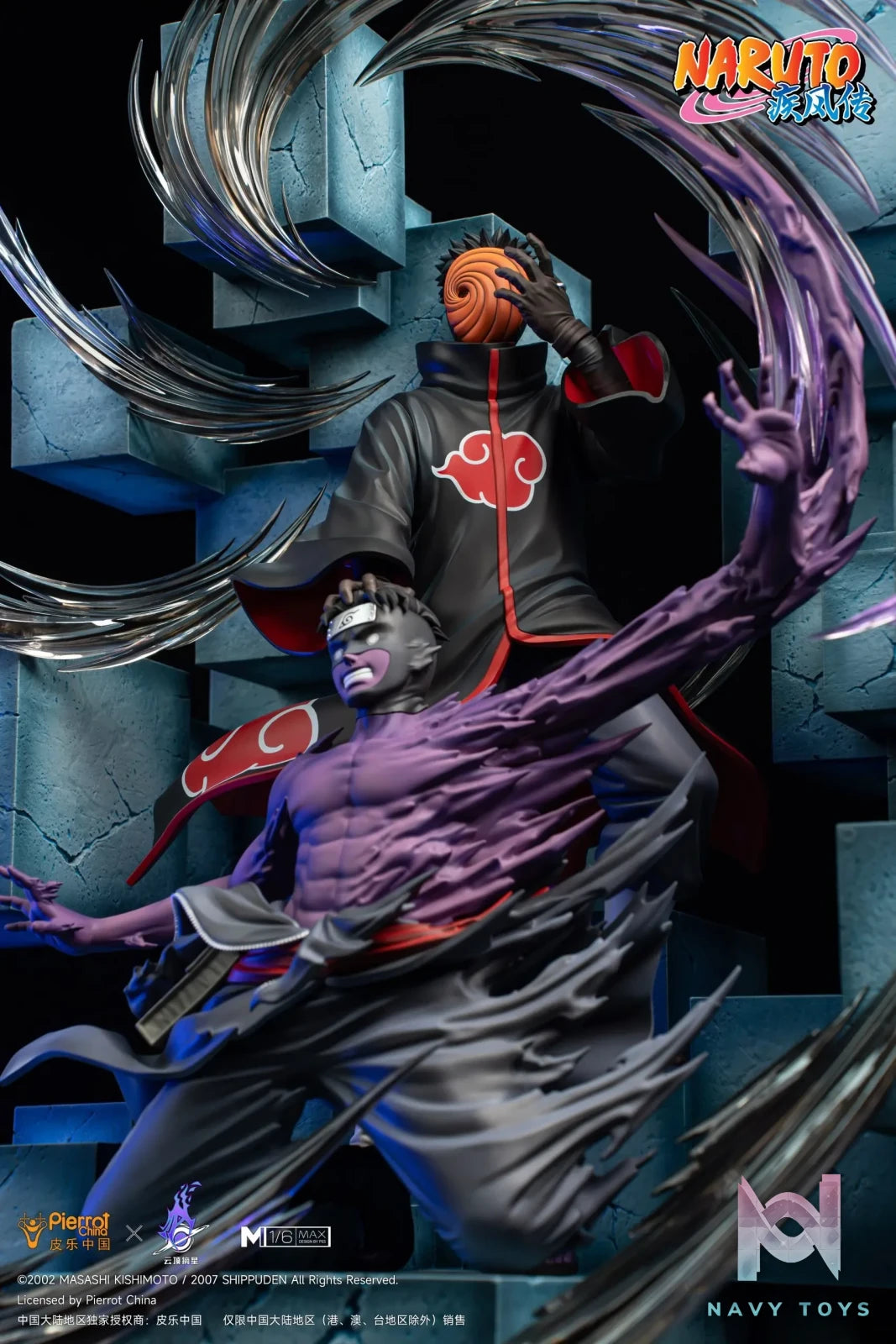Pickstar Studio – “Naruto” Official License Uchiha Madara (Tobi) 1/6 Statue (Licensed)