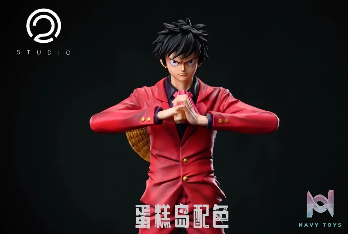 C2 Studio - One Piece POP Luffy series clothing resin statue Navy Toys anime figure