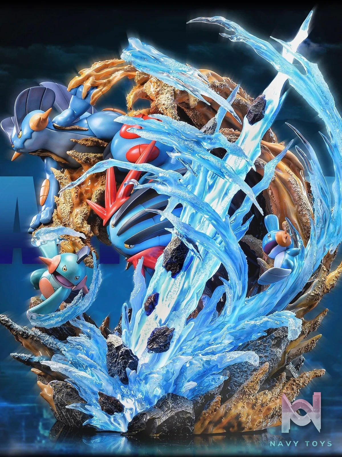 Swampert Family - Pokemon - Fantasy Studio resin statue Fantasy Studio anime figure