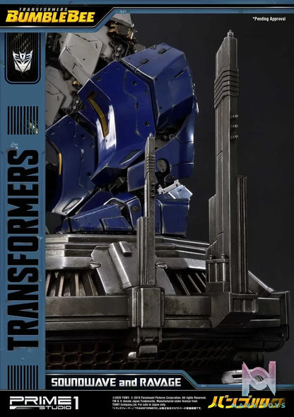 Prime 1 Studio – Museum Masterline Transformers: Bumblebee (Film) Soundwave & Ravage MMTFM-27 MMTFM-27EX (Licensed)