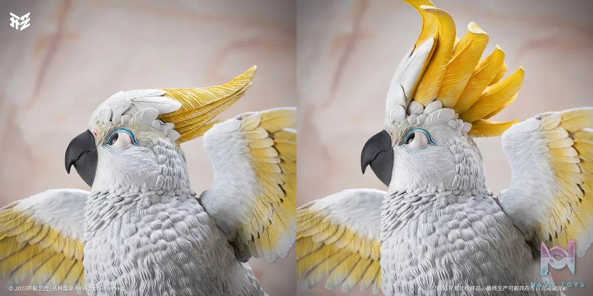 Xing Tou Yi He Studio – Jungle Catalog 003 Cacatua galerita Sulphur-crested Cockatoo Bromel (Licensed)