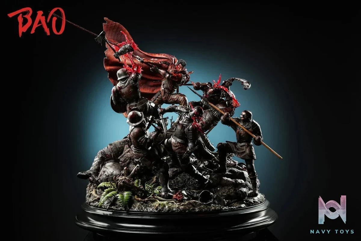 Hundred-Man Slayer Series II Guts - Berserk - Bao Studio (Eagle Dark Studio) resin statue Navy Toys anime figure