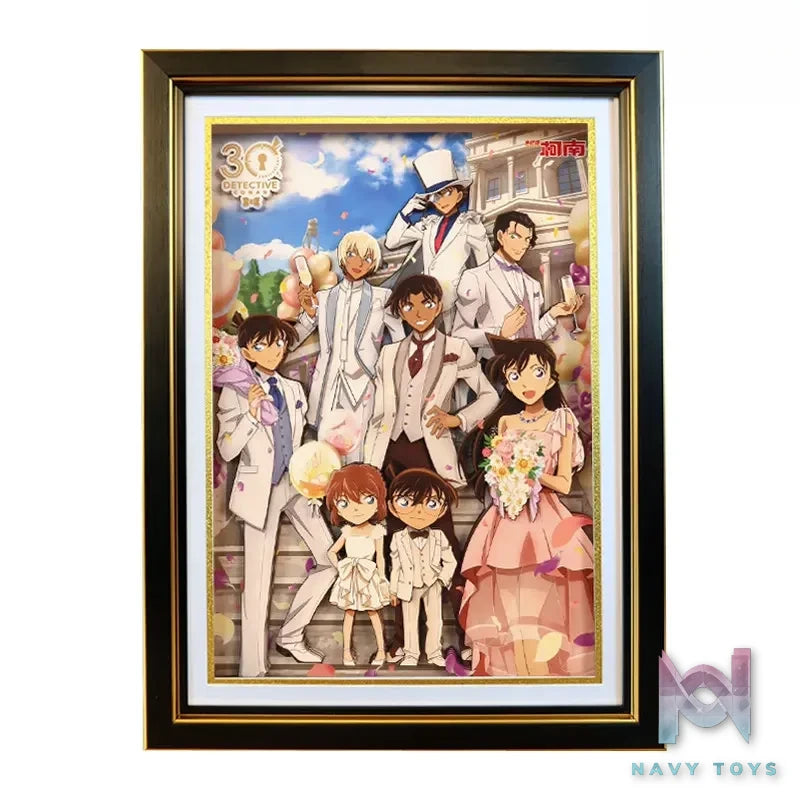 KALA HOME Studio – Detective Conan Multiple Characters #07 3D Decorative Painting Detective Conan
