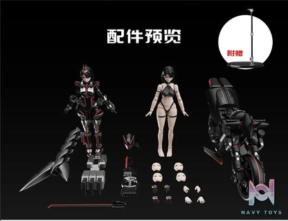 Yu Bo Wen Chuang Studio – Battle Rider Goddess Sako Assembly Model (Licensed)