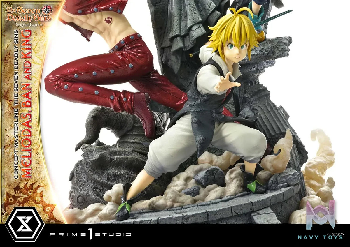 Prime 1 Studio – Concept Masterline The Seven Deadly Sins Meliodas, Ban and King CMNTZ-01 CMNTZ-01DXS (Licensed)