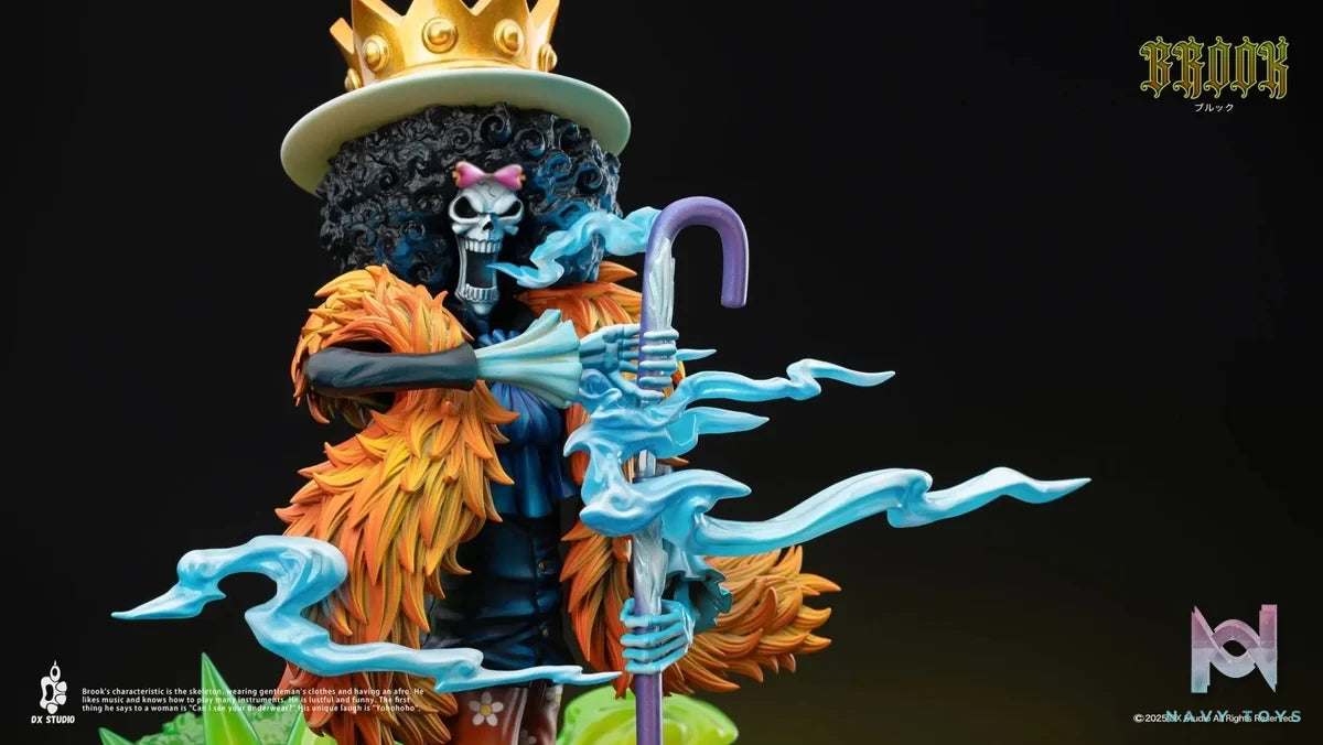 Dx Studio - ONE PIECE Soul King Brook resin statue Navy Toys anime figure