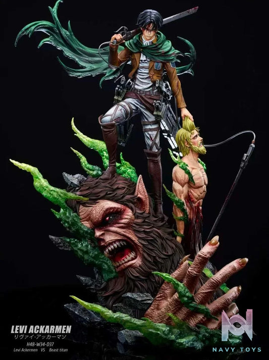 Levi Ackerman - Attack on Titan - Bear K Studio x LK Studio resin statue bear k Studio x Lk Studio anime figure