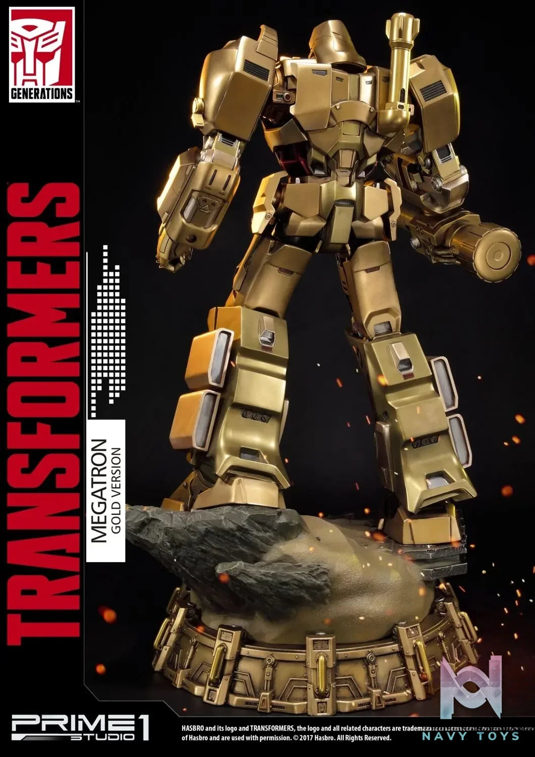 Prime 1 Studio – Premium Masterline Transformers: Generation 1 Megatron PMTF-02 PMTF-02EX PMTF-02AG PMTF-02GL(Licensed)