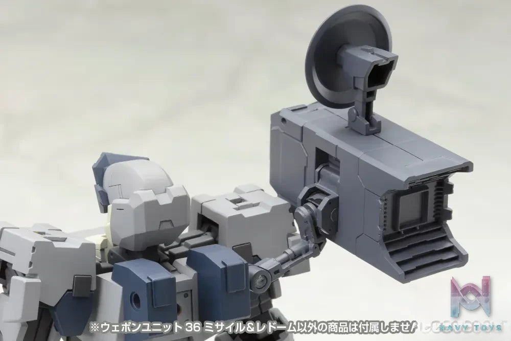 Kotobukiya – M.S.G Modeling Support Goods Weapon Unit 36 Missile X Radome (Licensed)