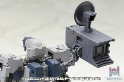 Kotobukiya – M.S.G Modeling Support Goods Weapon Unit 36 Missile X Radome (Licensed)