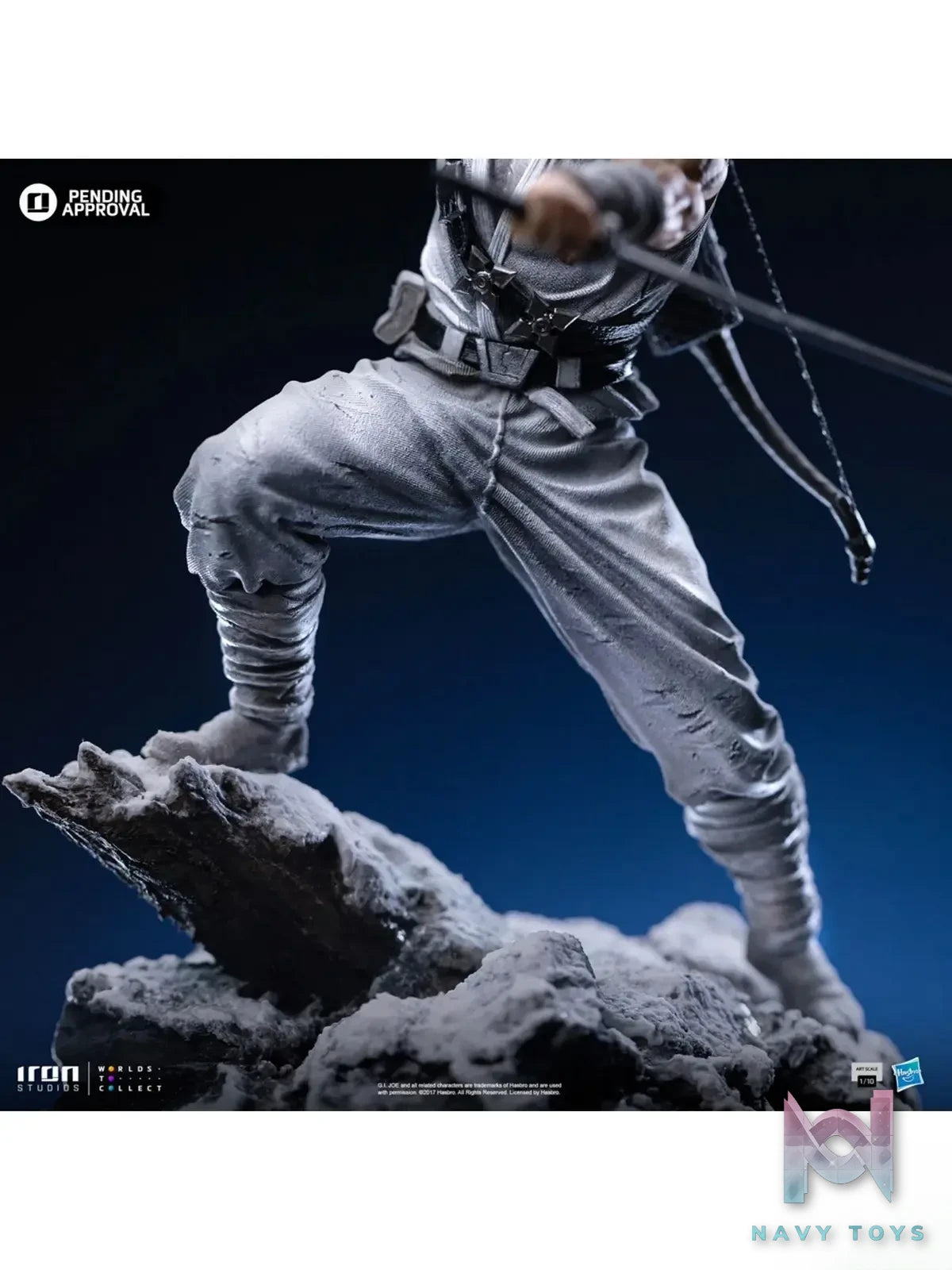 Iron Studio – G.I Joe Statue Storm Shadow Art Scale 1/10 HASBR118625-10 (Licensed)