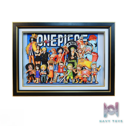 KALA HOME Studio – One Piece Multiple Characters #02 3D Decorative Painting One Piece