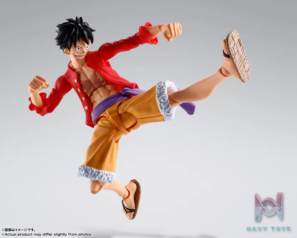 BANDAI SPIRITS – S.H.Figuarts Monkey D. Luffy Onigashima Raid ONE PIECE (Licensed)
