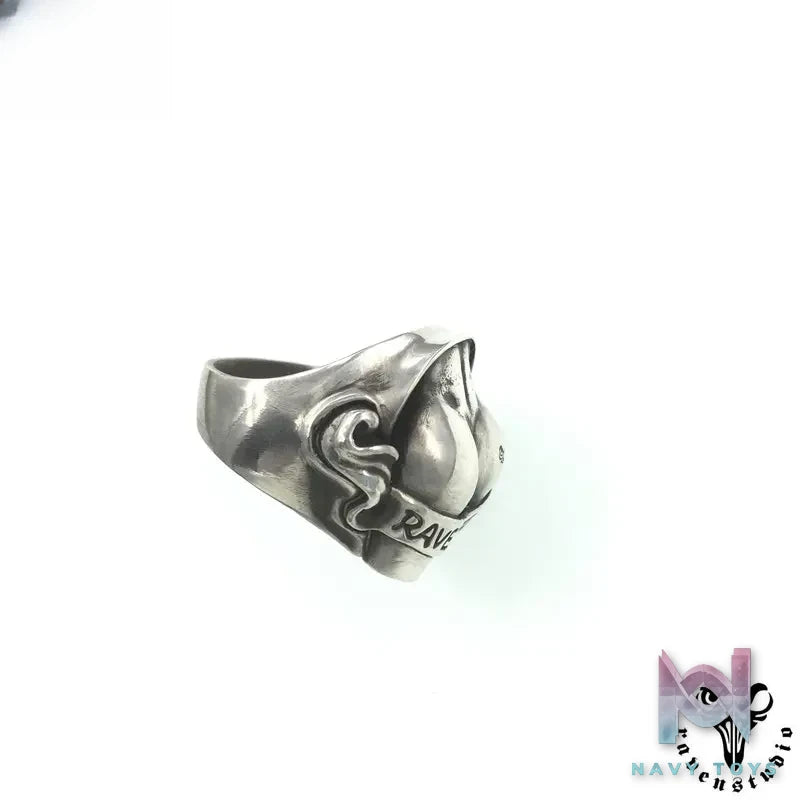 Raven Studio (silver jewelry) – Original Erotic Series “One Butt Silver” Couple Rings Eagle Head Ring Original