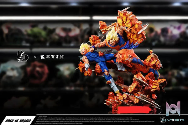 Goku vs Vegeta resin statue Grand Design Studio anime figure