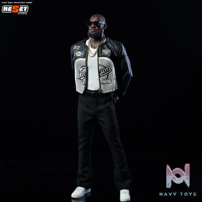 ReSet Studio – 1/6 Leather Jacket LeBron James Articulated Figure Limited Edition NBA