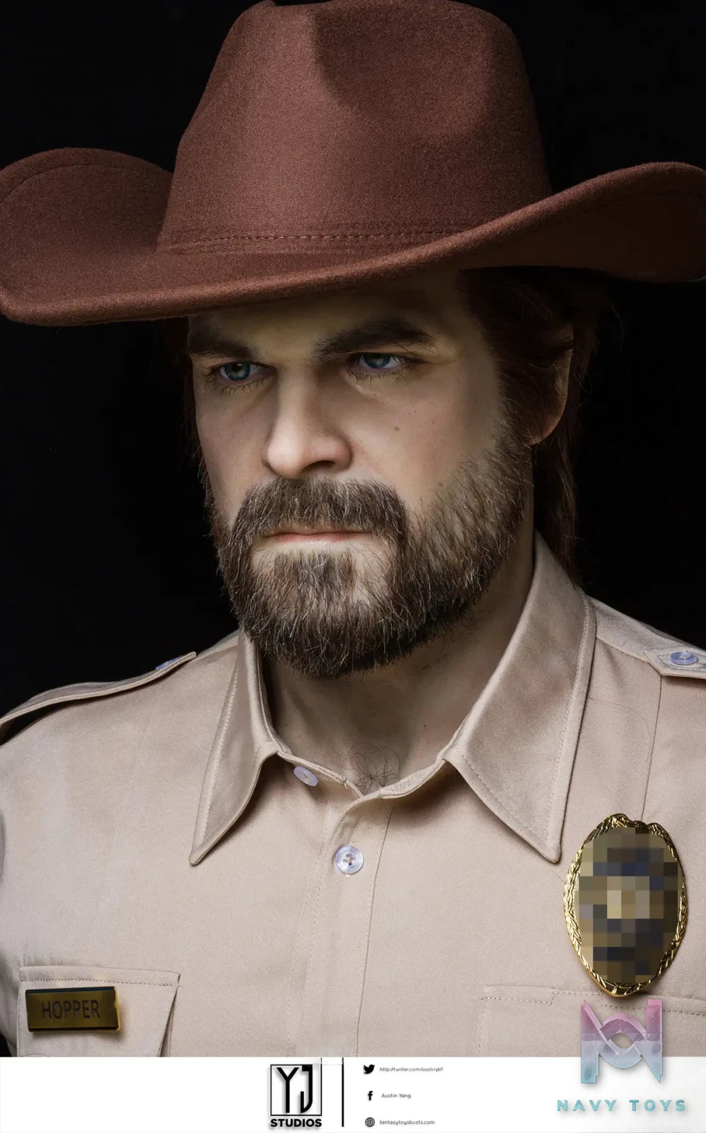YJ Studio – Stranger Things Hopper 1/1 Bust