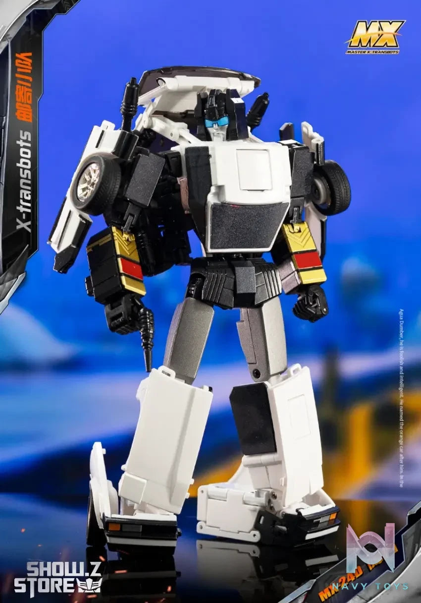 X-Transbots Studio – Yaguchi Omnibot Downshift MX-24R Racer Type Limited Version x MX-24D Diamond Limited Version Transformers