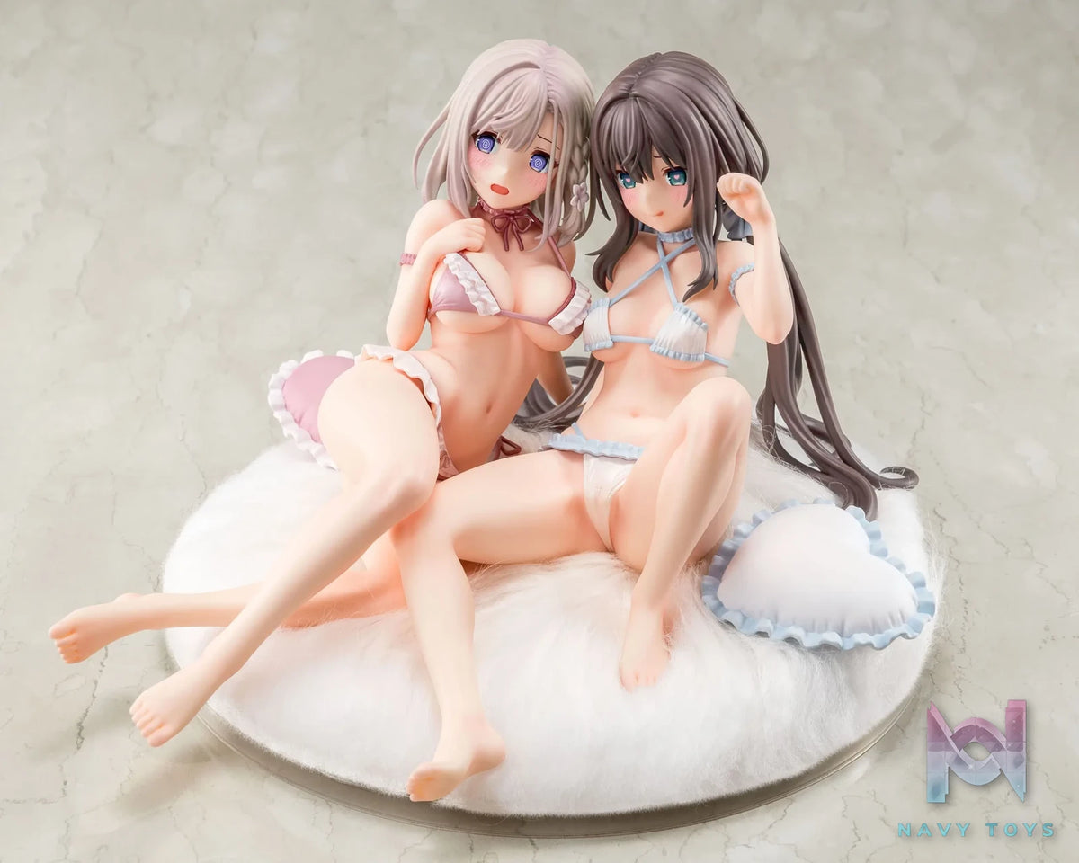 HAKOIRI MUSUME – Hoshimiya Amane & Shimizu Yui illustration by karory (KAROMIX) 1/6 Complete Figure (Licensed)