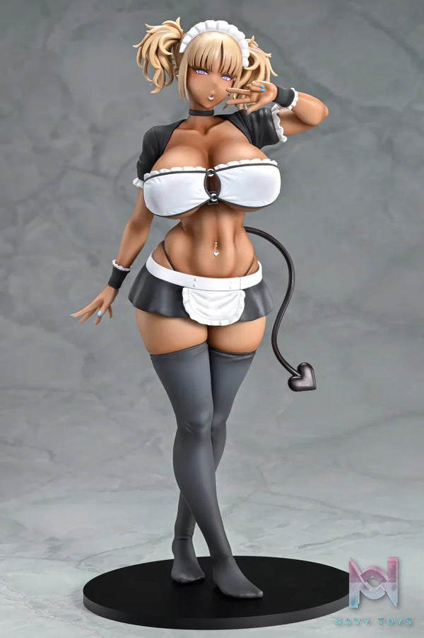 Q-six Studio – Original Black-skinned hottie maid succubus Cocoal (Licensed)