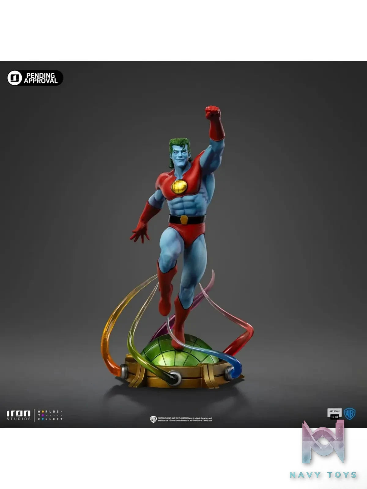 Iron Studio – Captain Planet and the Planeteers 1/10 Captain Planet Statue CAPPLT116124-10 (Licensed)