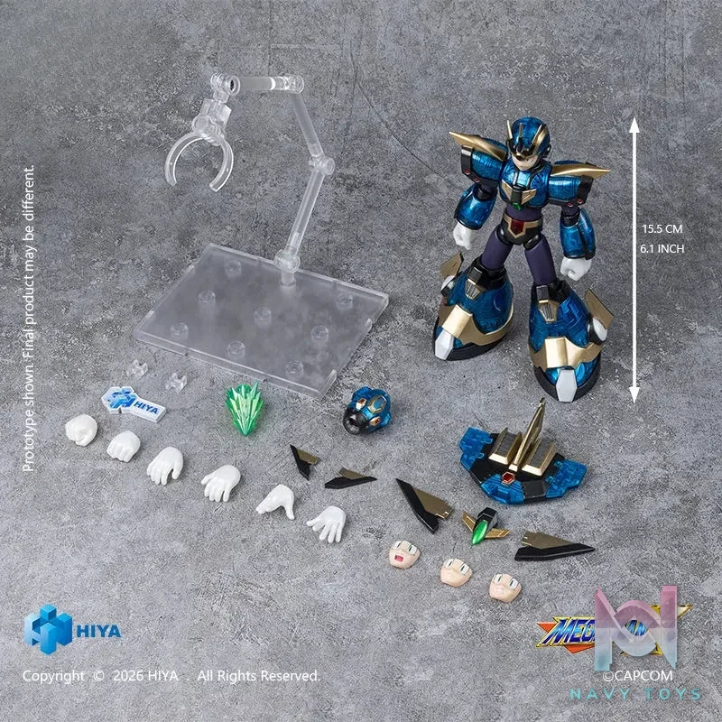 Hiya Toys – EXQUISITE BASIC Series Mega Man X X Ultimate Armor Ver. Action Figure EBM0383 (Licensed)