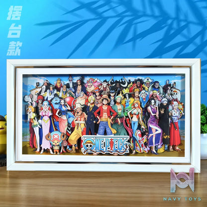 KALA HOME Studio – One Piece Multiple Characters #08 3D Decorative Painting One Piece